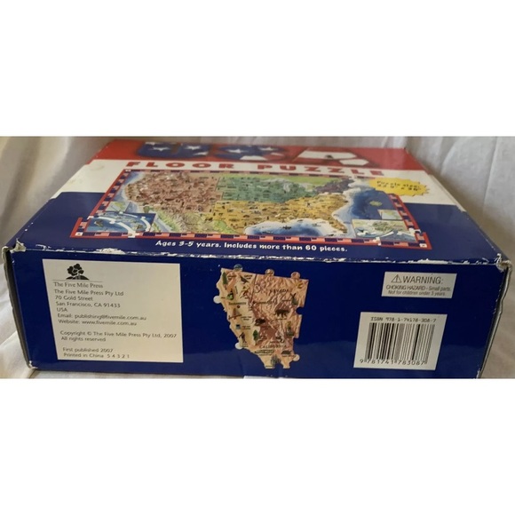 Five Mile Press USA Floor Puzzle United States of America Educational Geography - Picture 5 of 8